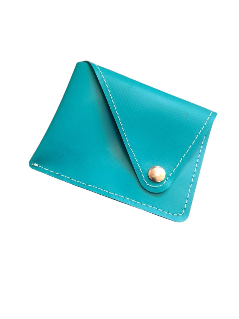 Porte carte turquoise