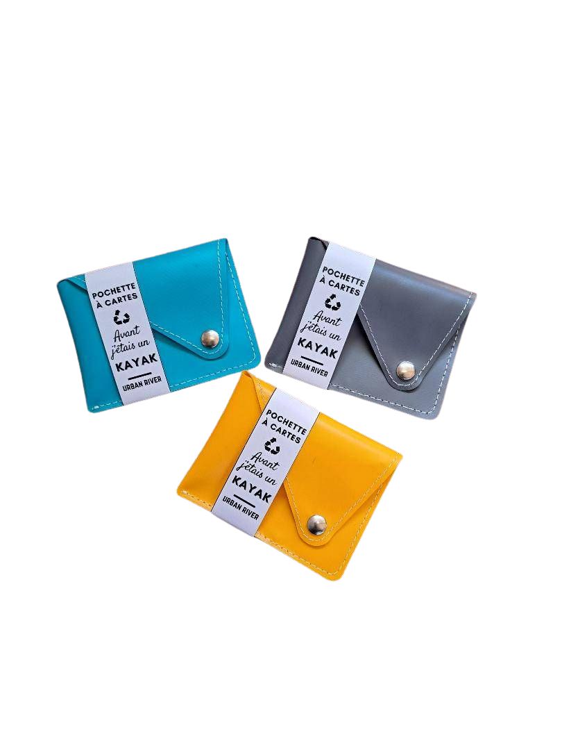 Porte cartes en bâche de kayak surcyclée