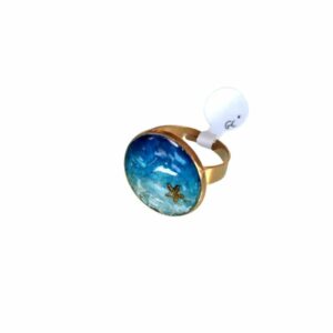 Bague étoile de mer Mer-veille dorée
